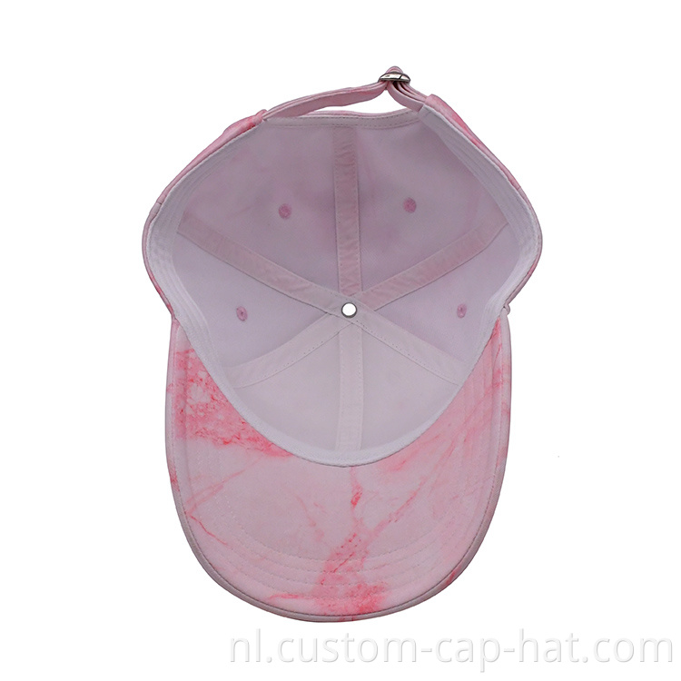 Pink Tie Dye Baseball Cap